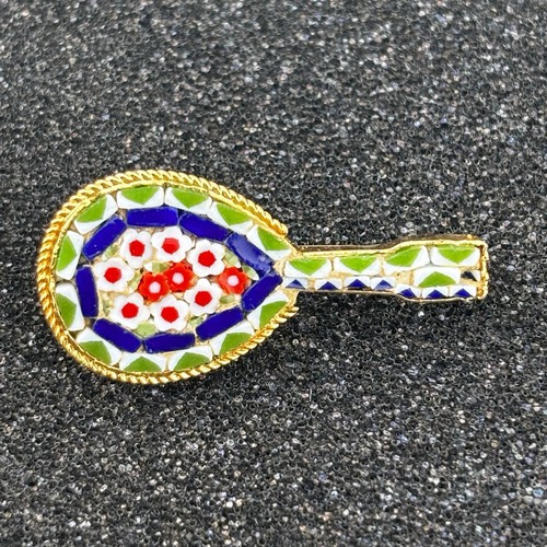 Vintage mini mosaic mandolin - vintage,