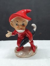Vintage Bearded Pixie With Umbrella 11cm High (B10)