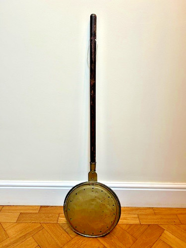 Vintage brass bed warming pan - vintage,