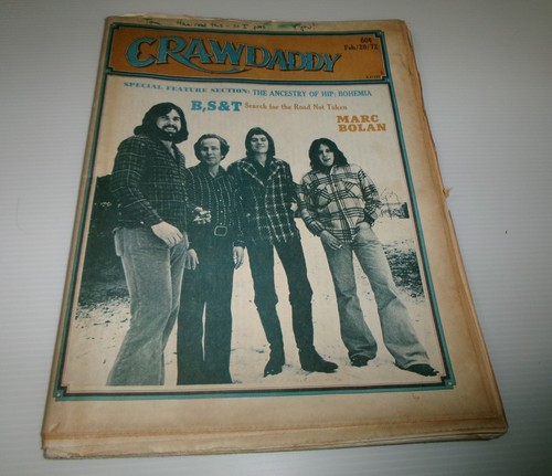 Crawdaddy magazine feb 1972 - magazine,