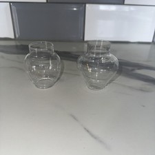 Mini Oil Lamp Glass Funnels X2