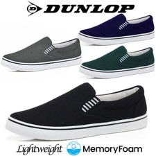 Mens slip casual canvas - on,