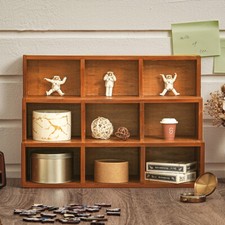 9 Cube Bookcase Wooden Storage