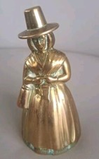 Vintage Brass Welsh Lady Bell