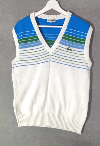 Vintage lacoste white green - vintage,