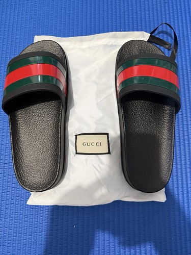 Gucci slides men size - gucci,