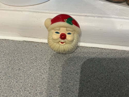 Vintage plastic santa - vintage,