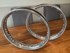 Triumph Dunlop Wheel Rims Pair