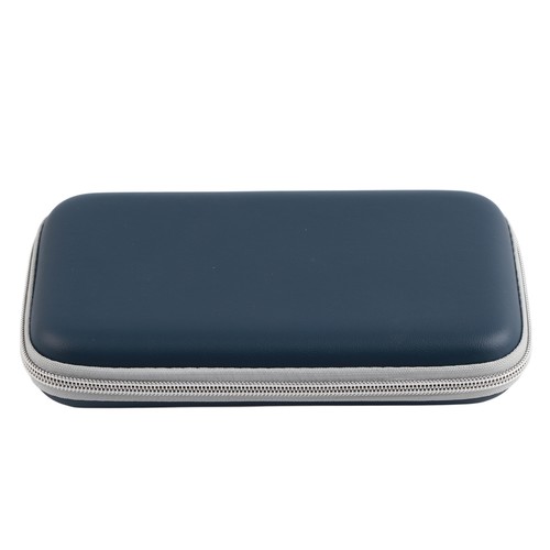 Leather black harmonica - black,
