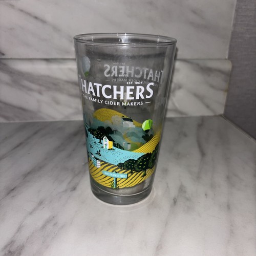 Thatchers pint glass - pint, glass,