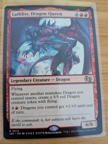Mtg lathliss dragon queen - lathliss,,