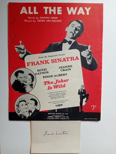 Frank sinatra genuine signed - genuine,