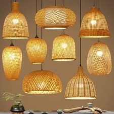 Handmade Rattan Bamboo Pendant