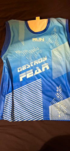 Blue white cycling jersey - cycling, tank
