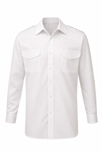 White security shirt long - shirt,