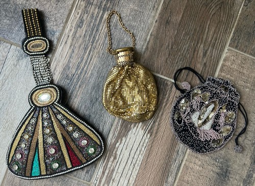 Vintage handbag lot beaded - handbag,