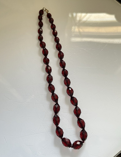 Antique red cherry - , bakelite