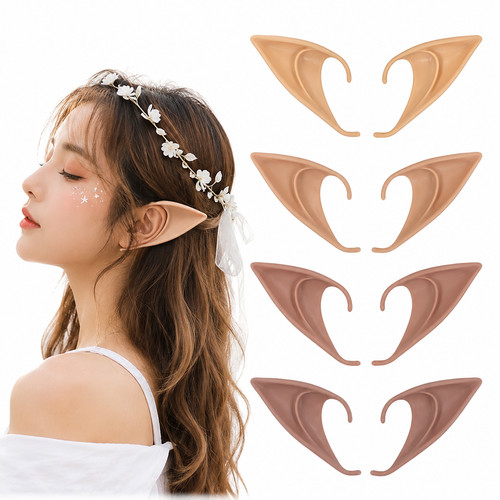 Latex elf ears fake - elf, pointed