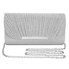 Women Evening Clutch Bag Glitter Handbag for Wedding Cocktail Prom Party Purse