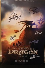 13x19 Signed Poster - How To Train Your Dragon 2025,   +COA