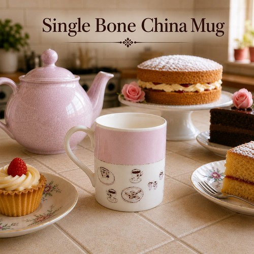 Bone china mug design tea - mug, in