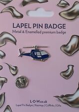 Blue Helicopter Pilots Novelty Metal Enamelled Pin Badge Lapel Badge 2-11