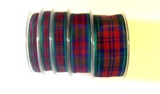 Tartan ribbon berisfords - by,