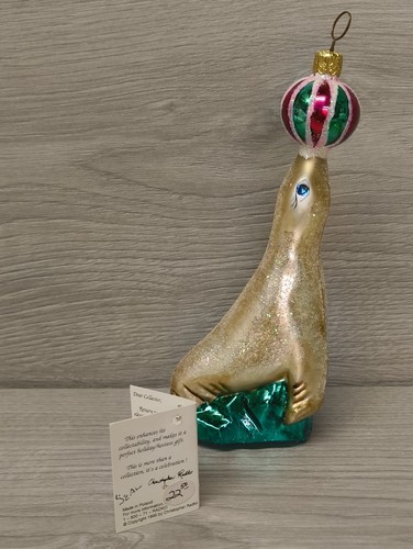 Christopher radko seal ball - christopher,
