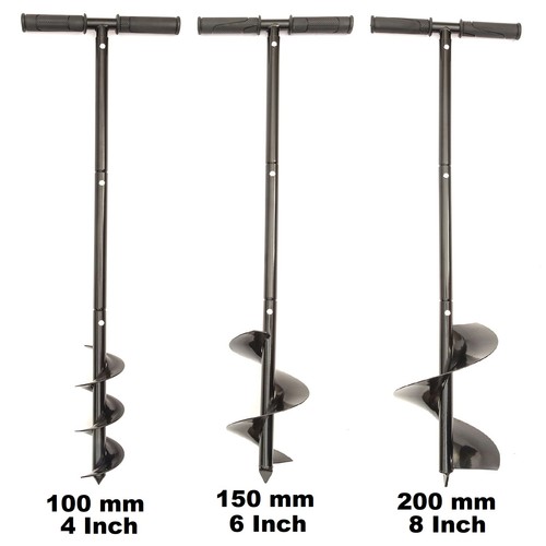 Hand earth auger adjustable - earth,