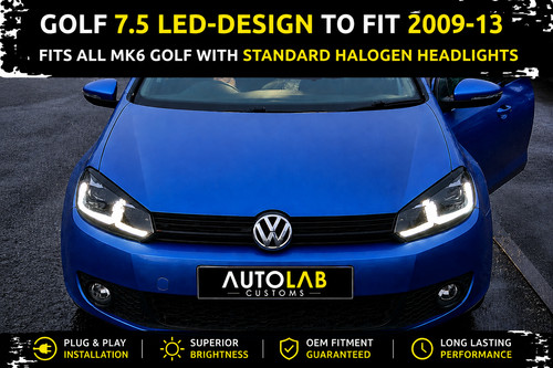 Golf mk6 headlights r - mk6,