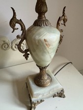 Onyx and Bronze Table Lamp