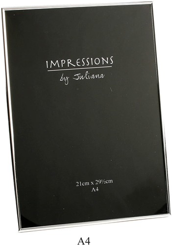 Silver plated photo frame - silver,