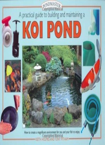 Creating koi pond an - creating, a