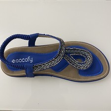 Ladies sandal shoes blue - ladies,