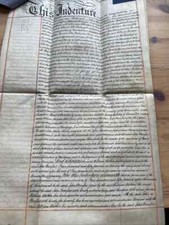 Victorian Vellum Indenture: 1869 Marfleet & Watkin Blantyre Street Trentham