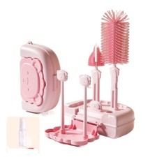 8 In 1 Baby Bottle Cleaner Bottle Cleaning Brush Set Cup Cleaning Tool Portable