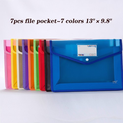 7pcs file folders - a4,