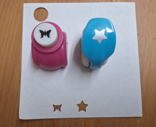 Two mini hole - star, +