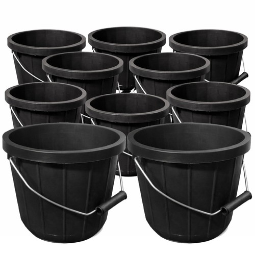Black bucket gallon - bucket, calf