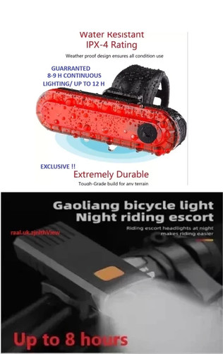 Mountain bike lights - bike, usb