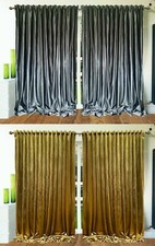 Plush Velvet Curtains Pencil