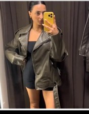 ZARA NEW WOMAN FAUX LEATHER