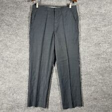 VINTAGE 50s 60s Rockabilly Slacks Trousers Pants Men Size 33x27 Blue Polyester