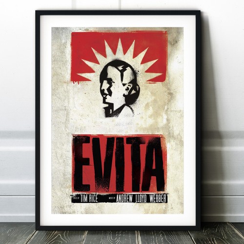 Evita the musical poster print - the,