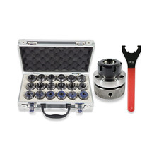 ER32 COLLET CHUCK FOR MYFORD SUPER 7 ML7 LATHE WITH COLLETS AND SPANNER RDGTOOLS