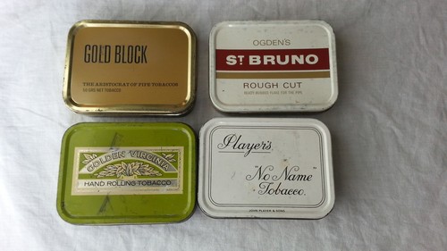 Vintage tobacco tins - x,
