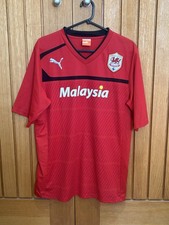 Cardiff City FC Official Home Shirt 2012/13 Size L.