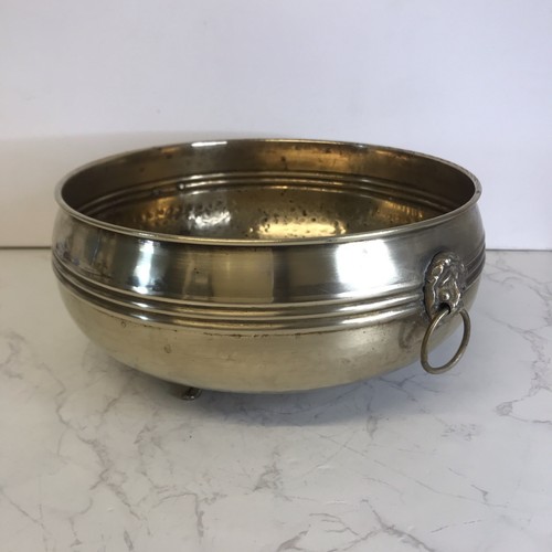 Vintage hammered brass trough - vintage,