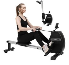 Panana Magnetic Rowing Machine Compact Foldable Folding Rower Machine- home gym
