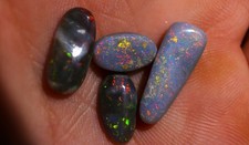 Mintabie australian black opal